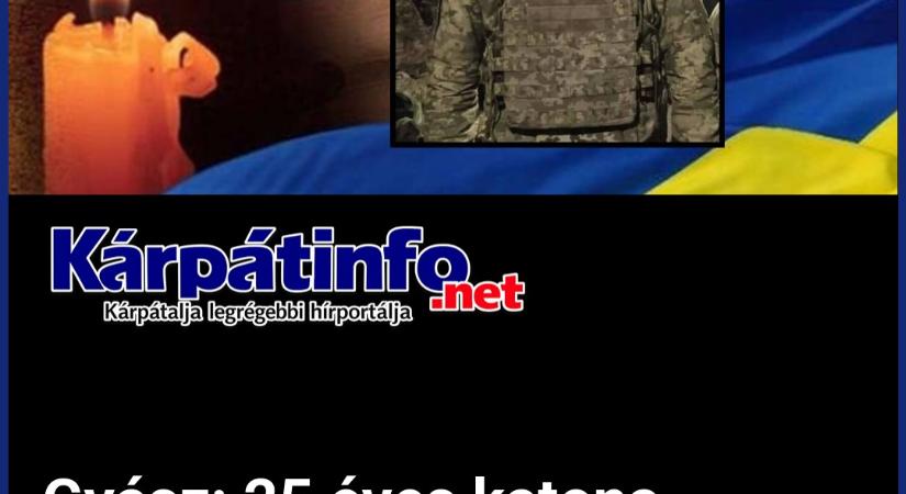 Gyász: 25 éves katona temetésére kerül sor Kárpátalján
