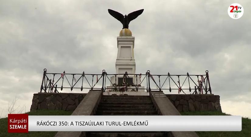Rákóczi 350: A Tiszaújlaki turul-emlékmű (videó)