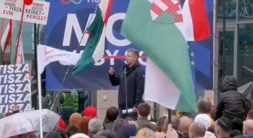 Magyar Péter azt mondta, az információik szerint tiszás ruhába öltözött provokátorok terveznek balhét csinálni a Mi Hazánk kállói tüntetésén