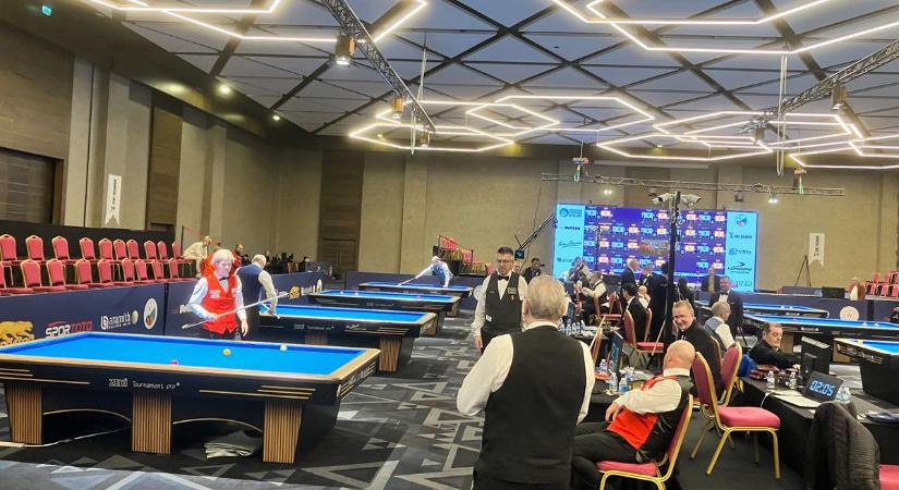 Profi mezőnyben is tündökölt a biliárdos, soproni siker az EB-n