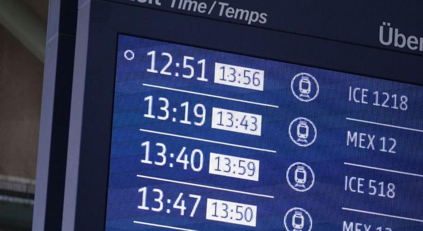 Méghogy a MÁV van rossz bőrben: pénzben fogadnak a németek a vonatkésésekre, annyira siralmas állapotban van a Deutsche Bahn