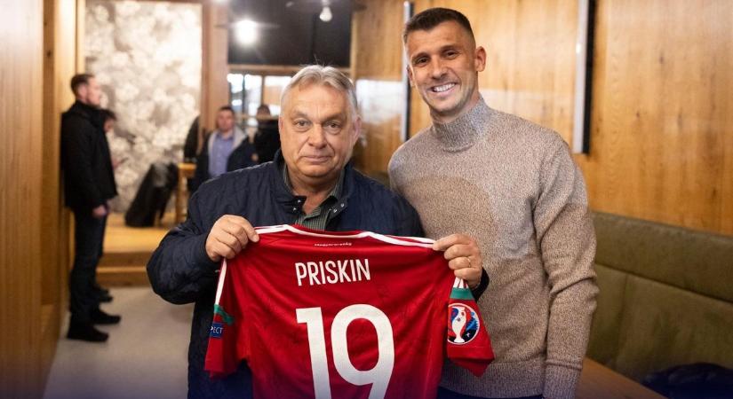 Mezzel lepte meg a miniszterelnököt Priskin Tamás
