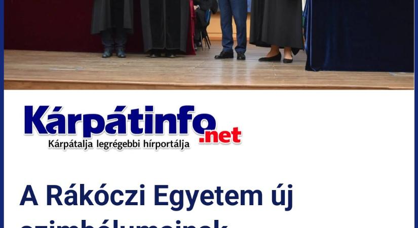 A Rákóczi Egyetem új szimbólumainak avatóünnepségén - Megmaradásunk, a magyar jövő szigete