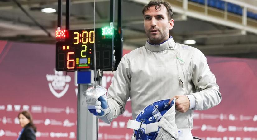 Vívás: Szilágyi Áron bronzérmes a budapesti világkupaversenyen