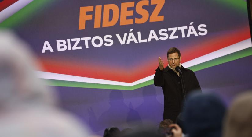 Gulyás Gergely Pécelen: A békés fejlődésre a garancia Orbán Viktor és az ő kormánya