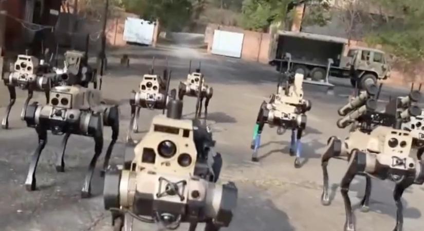 A Kínai Népi Felszabadító Hadsereg legújabb ütőkártyája a kíméletlenül hatékony, robotizált farkas falka