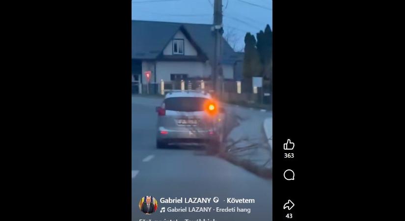 Akkora rönköt vontatott az úttesten egy férfi, hogy a polgármester lehidalt – hírek szombaton