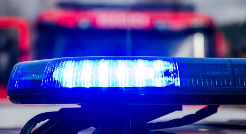 Felborult egy autó Bácsalmásnál – fotó