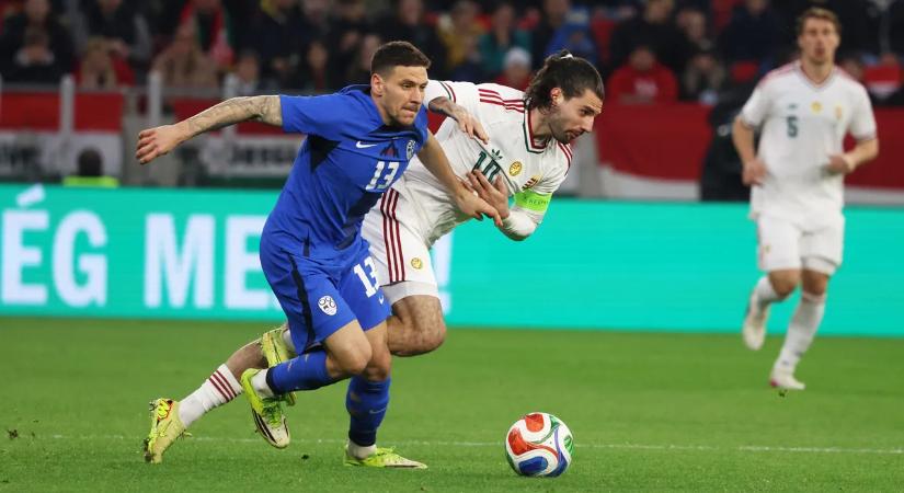 Fotókon a magyar-szlovén meccs legjobb pillanatai - galéria