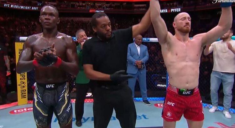 Joe Pyfer TKO-val győzte le Israel Adesanya-t a UFC Seattle gálán