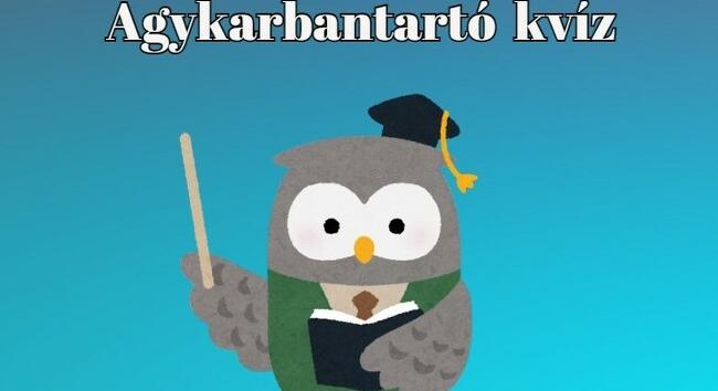 Napi egy agykarbantartó kvíz, a garantált kikapcsolódásért