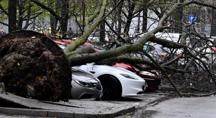 Elképesztő pusztítást végzett a vihar a szomszédban