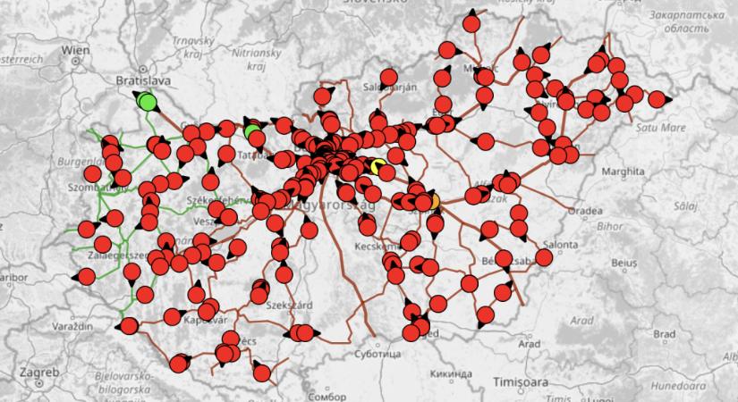 Óraállítás: az ország összes vonatánál 60-70 perces késést mutat a MÁV rendszere