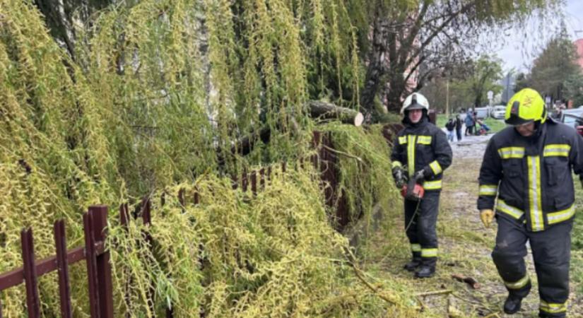 Vasárnap sem csillapodik a szél, újabb károkat okozott Nagykanizsán
