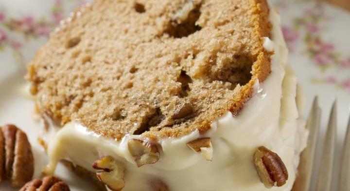 Puha banános kuglóf krémsajtos mázzal: ananásszal még finomabb