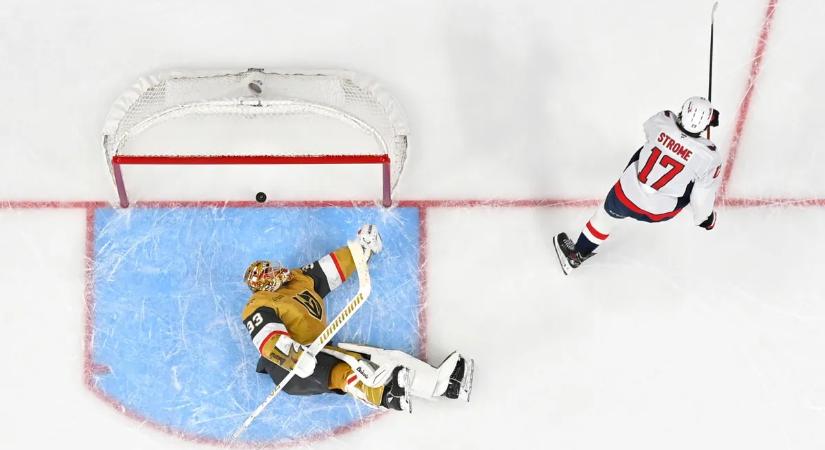 NHL: elszórakozta háromgólos előnyét a Capitals, de szétlövésben nyert Las Vegasban