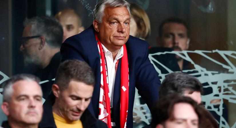 Lesivideó jött Orbán Viktorról, így ünnepelte a magyar gólt a páholyban a Puskás Arénában