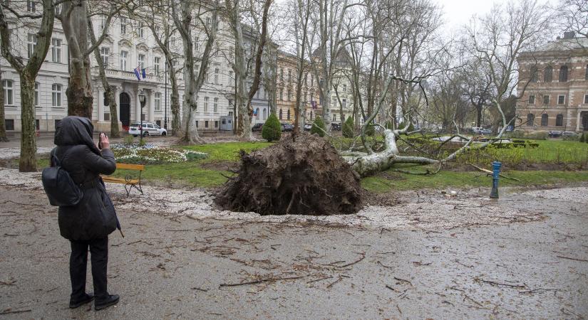 Brutális vihar csapott le: drámai képek Zágrábból