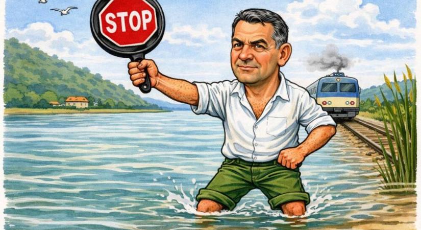 Máris bedőlt a Balaton déli partján a vonat közlekedés