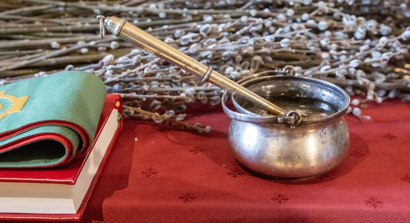 Virágvasárnap Székesfehérváron: lenyűgöző barkaszentelés és a püspök különleges üzenete (Galéria)