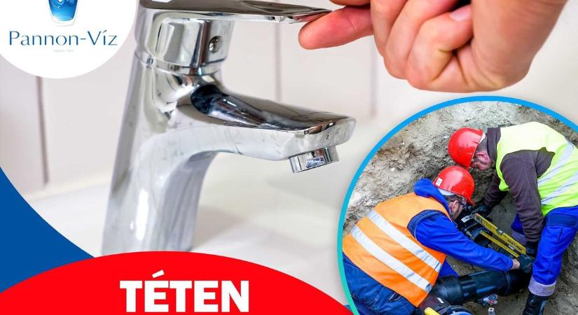 Szünetelni fog az ivóvízellátás Téten