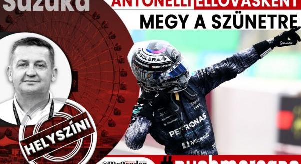 Helyszíni: Antonelli megy éllovasként a szünetre