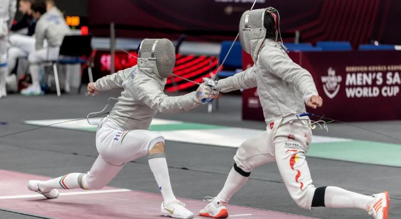 Vívás: tizedik a férfi kardcsapat a budapesti vk-versenyen