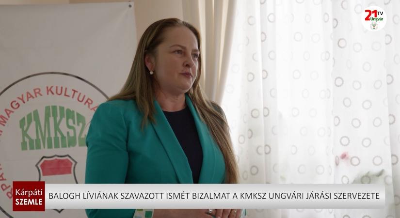 Balogh Líviának szavazott ismét bizalmat a KMKSZ Ungvári Járási szervezete (videó)