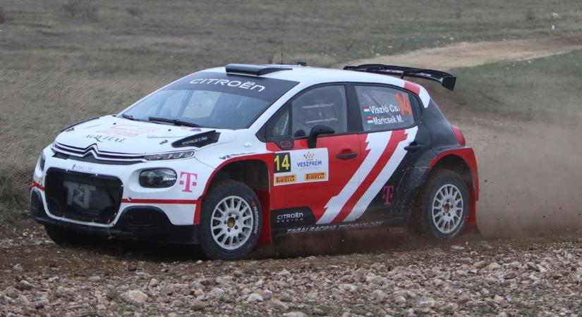 Jól sikerült a csúcskategóriában való bemutatkozás a csákvári kötődésű Viszló Csabának a Veszprém Rallye-n
