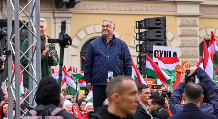 Békéscsabára érkezett Orbán Viktor miniszterelnök