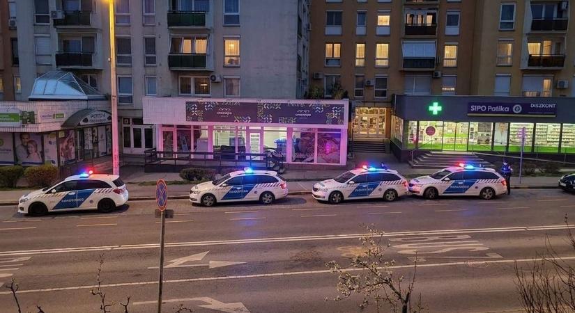Holttestet találtak Pécsen, egy férfi kiesett egy társasházból (FOTÓKVIDEÓ)