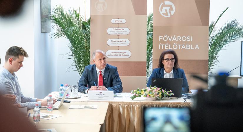 Már a bíróságokon is látszik, mi történik a gazdaságban: beszédes számokat közölt a Fővárosi Ítélőtábla