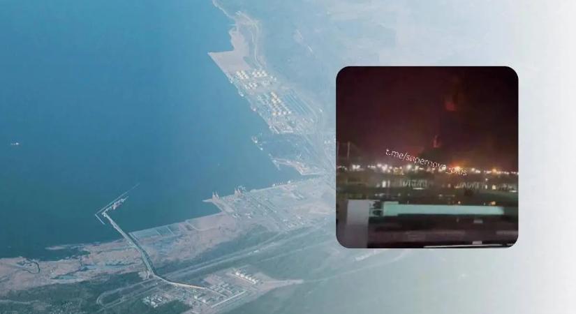 Nagy hatótávolságú drónok csapódtak be Oroszország kulcsfontosságú balti-tengeri kikötőjébe