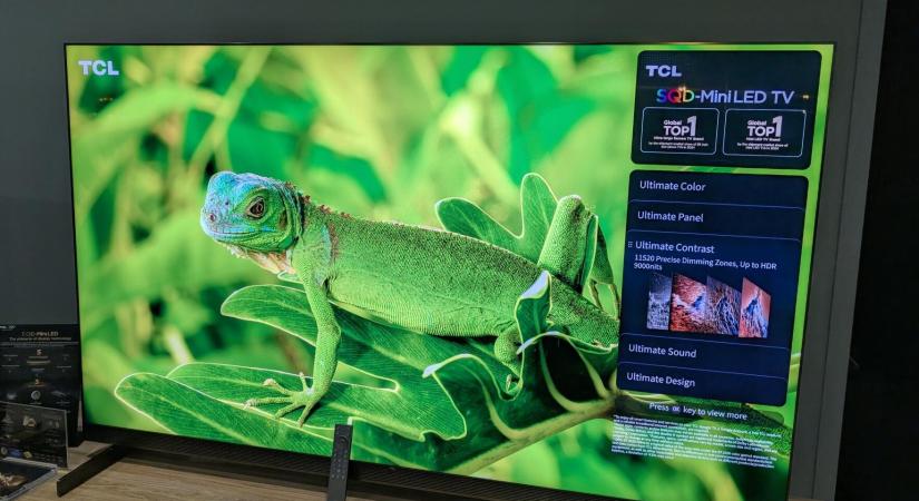 Tiszta szolárium: élőben brutális a TLC új SQD-Mini LED-es csúcsmodellje