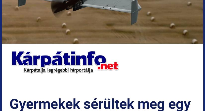 Gyermekek sérültek meg egy orosz dróntámadásban, egy 13 éves lány belehalt sérüléseibe