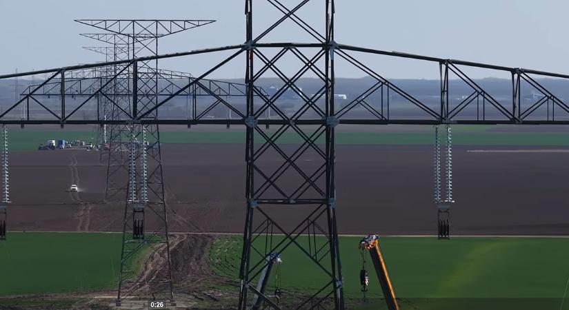 Látványos videón a nagy debreceni áramhálózati fejlesztés
