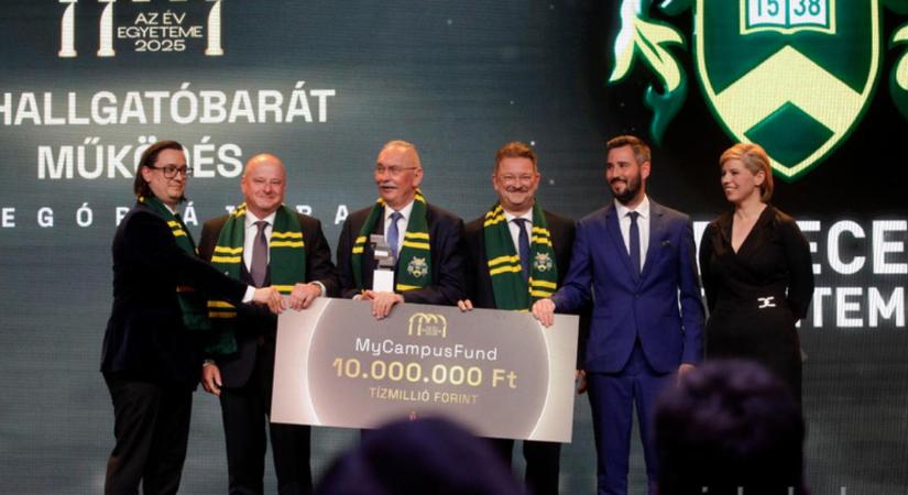 Jó esélyek: az év egyeteme lehet a Debreceni Egyetem