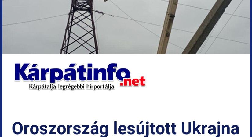 Oroszország lesújtott Ukrajna energetikai rendszerére, hét megye lakói maradtak áram nélkül