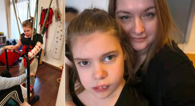 "Egy újabb csatát kell megnyernünk" – születésekor kapott sztrókot Hanna, most egy műtét mindent megváltoztathat