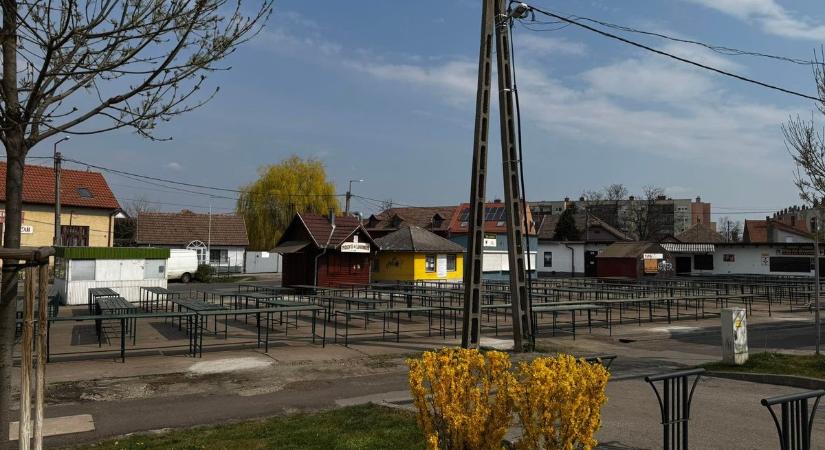 Hosszú évek óta tervezik a hatvani piac felújítását – most megkezdődött a munka