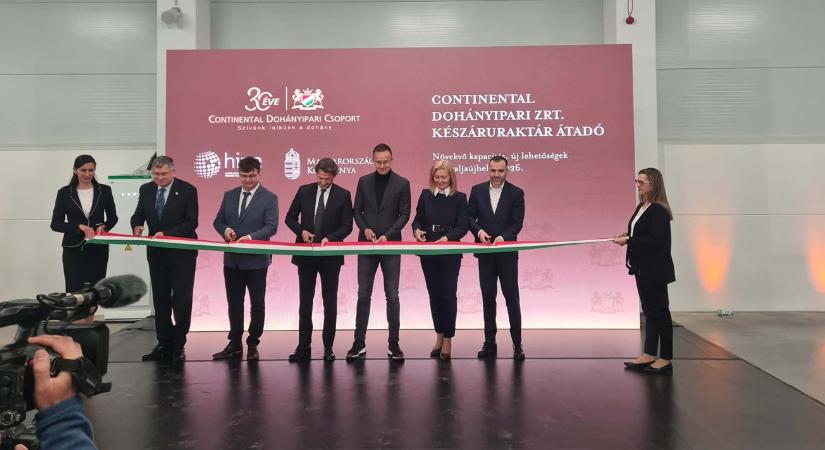 3000 raklap, 16 csomagológép: Robotizált logisztikával újít a sátoraljaújhelyi dohánygyár