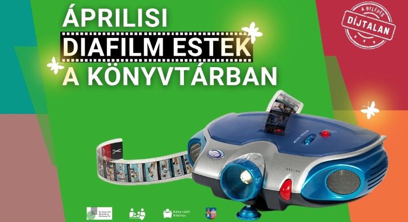 A Dr. Kovács Pál Könyvtár és Közösségi Tér áprilisban is több helyszínen várja a diafilm szerelmeseit!