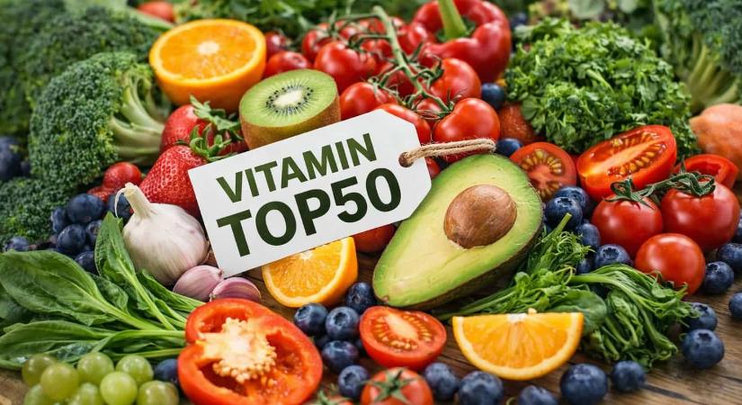 Ezek a zöldségek, gyümölcsök tartalmazzák a legtöbb vitamint, itt a TOP50-es lista!