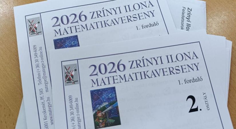 Matekzsenik a Zrínyiben: taroltak a kaposvári diákok a megyei versenyeken