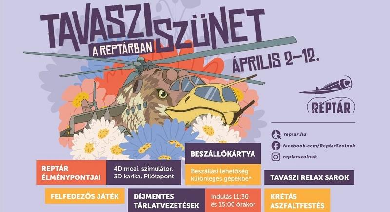 Tavaszi szüneti élménydömping a szolnoki RepTárban – programokkal várják a családokat