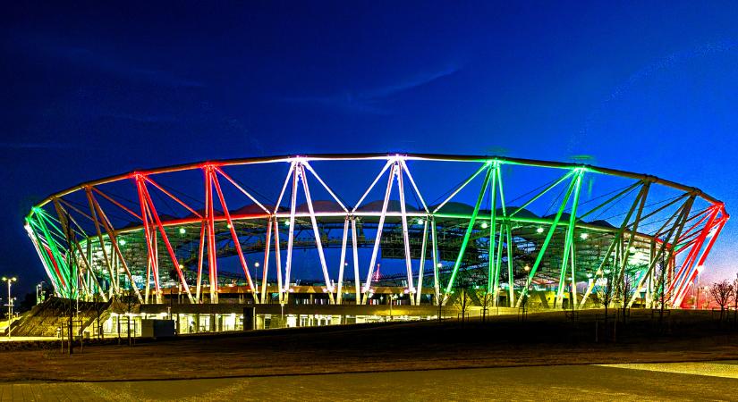 Fénybe rajzolt stadion