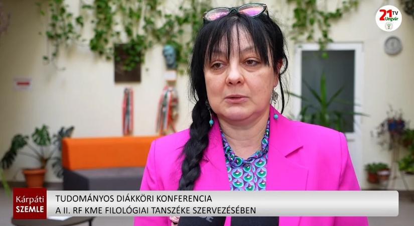 Tudományos diákköri konferencia a II. RF KME filológiai tanszéke szervezésében (videó)