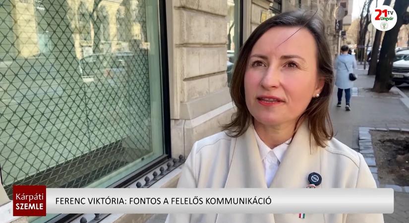 Ferenc Viktória: fontos a felelős kommunikáció (videó)