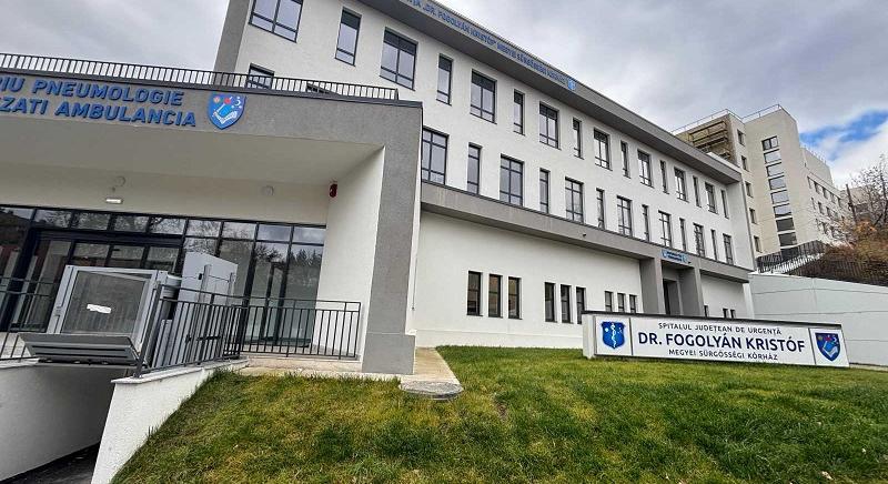 Megnyílt az új tüdőkórház Sepsiszentgyörgyön – Hétfőtől fogadják a betegeket