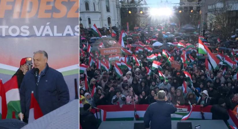 Orbán Viktor Szolnokon: "Aki ezt a körzetet megnyeri, megnyeri az országos választást!"